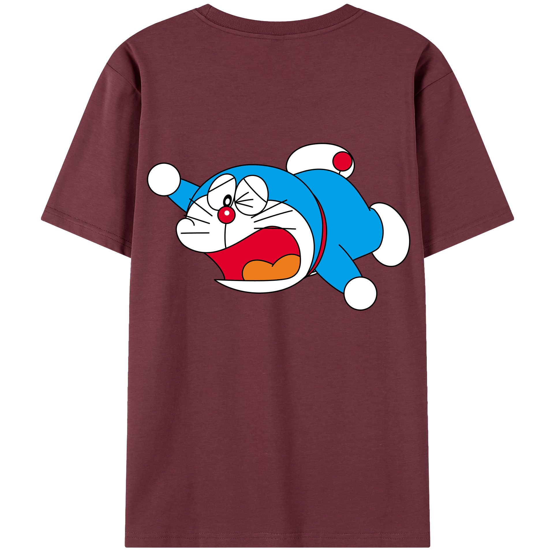 （画像用） ドラえもん Doraemon 綿100％半袖Tシャツ（背面プリント）